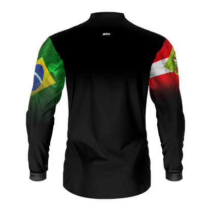 Camisa Agro Brk Brasil Santa Catarina Brasil com Proteção Solar UV50+ - Brk Agro
