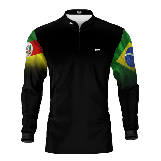 Camisa Agro Brk Brasil Rio Grande Do Sul com Proteção Solar UV50+