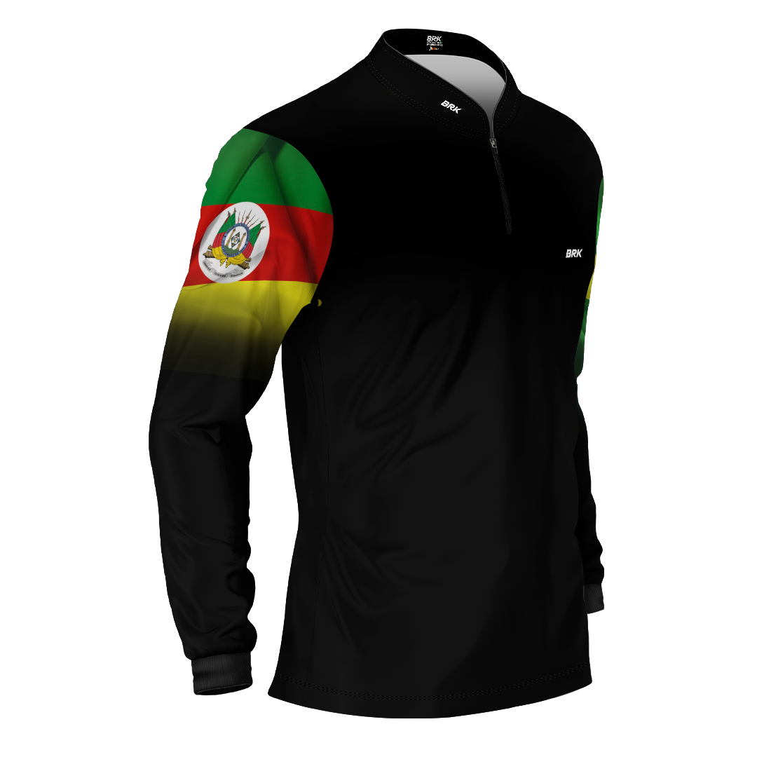 Camisa Agro Brk Brasil Rio Grande Do Sul com Proteção Solar UV50+ - Brk Agro