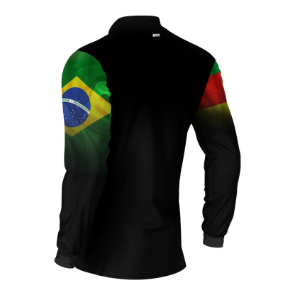 Camisa Agro Brk Brasil Rio Grande Do Sul com Proteção Solar UV50+ - Brk Agro