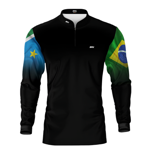 Camisa Agro Brk Mato Grosso Do Sul Brasil com Proteção Solar UV50+