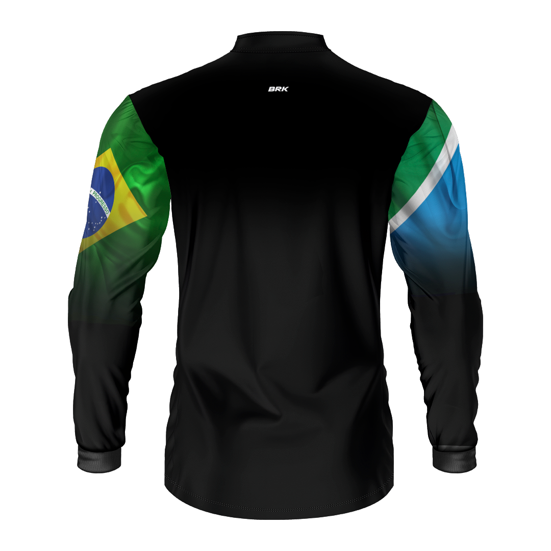 Camisa Agro Brk Mato Grosso Do Sul Brasil com Proteção Solar UV50+ - Brk Agro