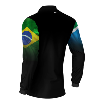 Camisa Agro Brk Mato Grosso Do Sul Brasil com Proteção Solar UV50+ - Brk Agro