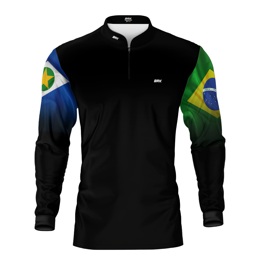 Camisa Agro Brk Mato Grosso Brasil com Proteção Solar UV50+ - Brk Agro