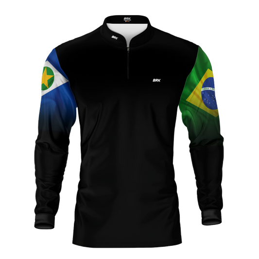 Camisa Agro Brk Mato Grosso Brasil com Proteção Solar UV50+