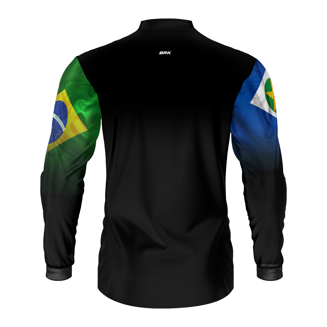 Camisa Agro Brk Mato Grosso Brasil com Proteção Solar UV50+ - Brk Agro