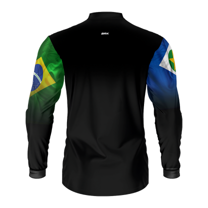 Camisa Agro Brk Mato Grosso Brasil com Proteção Solar UV50+ - Brk Agro