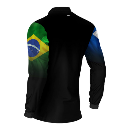 Camisa Agro Brk Mato Grosso Brasil com Proteção Solar UV50+ - Brk Agro