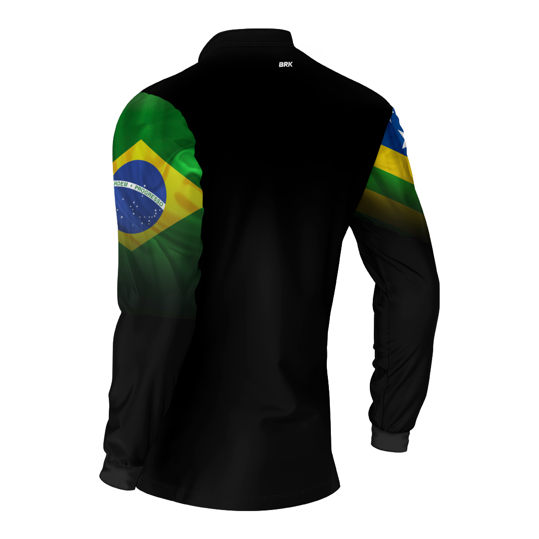 Camisa Brk Goiás Brasil com Proteção Solar UV50+ - Brk Agro