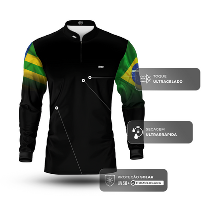 Camisa Brk Goiás Brasil com Proteção Solar UV50+ - Brk Agro