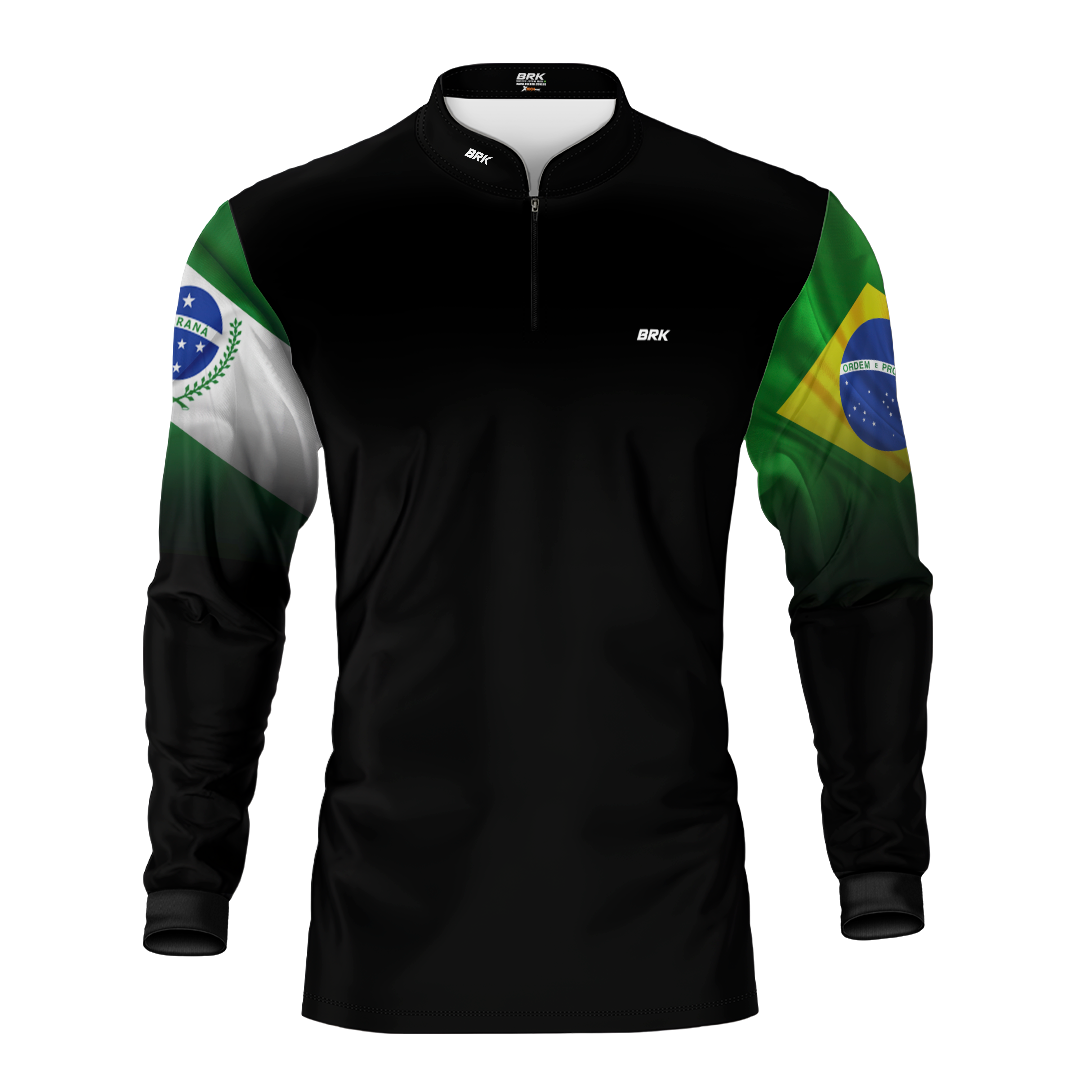 Camisa Agro Brk Paraná Brasil com Proteção Solar UV50+ - Brk Agro