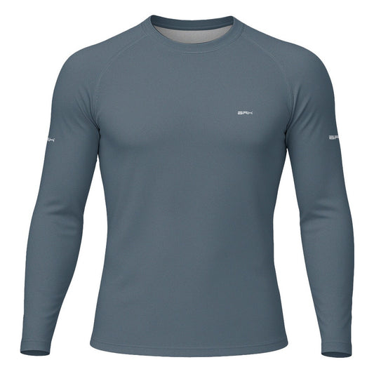 Camisa Segunda Pele Brk Clean Azul Chumbo com Proteção UV50