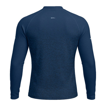 Camisa Segunda Pele Brk Clean Mescla Azul Escuro com Proteção UV50 - Brk Agro