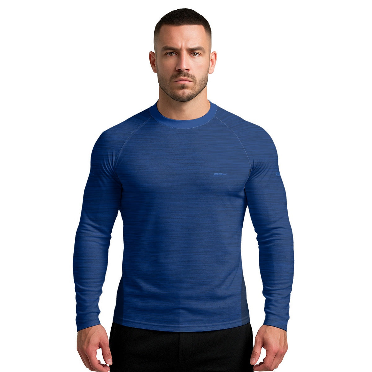 Camisa Segunda Pele Brk Clean Mescla Azul Royal com Proteção UV50 - Brk Agro