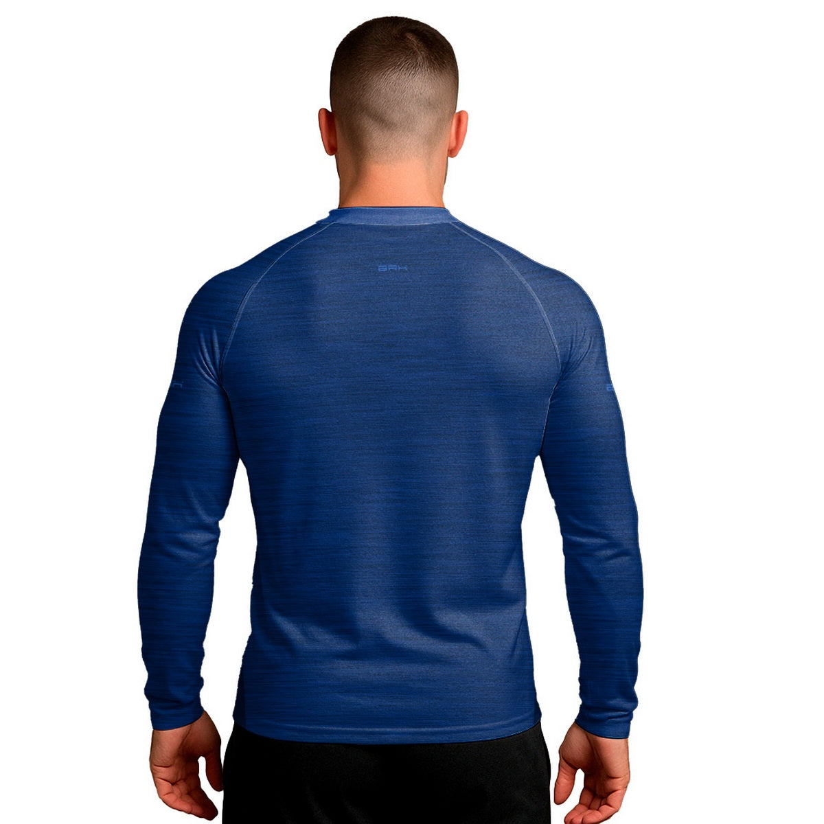 Camisa Segunda Pele Brk Clean Mescla Azul Royal com Proteção UV50 - Brk Agro