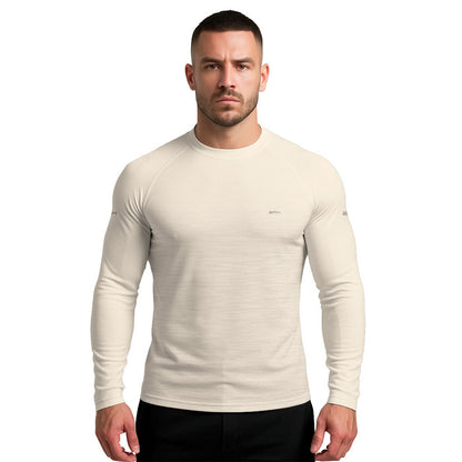 Camisa Segunda Pele Brk Clean Mescla Bege com Proteção UV50 - Brk Agro