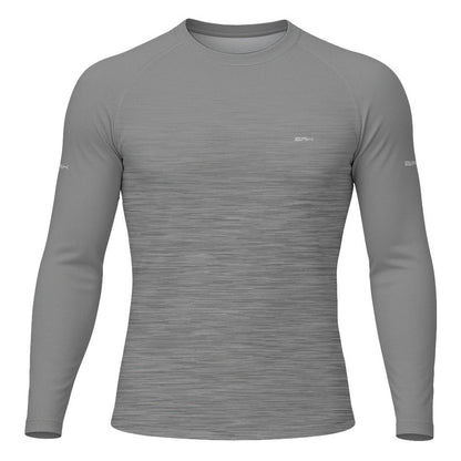 Camisa Segunda Pele Brk Clean Mescla Cinza Claro com Proteção UV50 - Brk Agro
