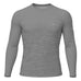 Camisa Segunda Pele Brk Clean Mescla Cinza Claro com Proteção UV50 - Brk Agro