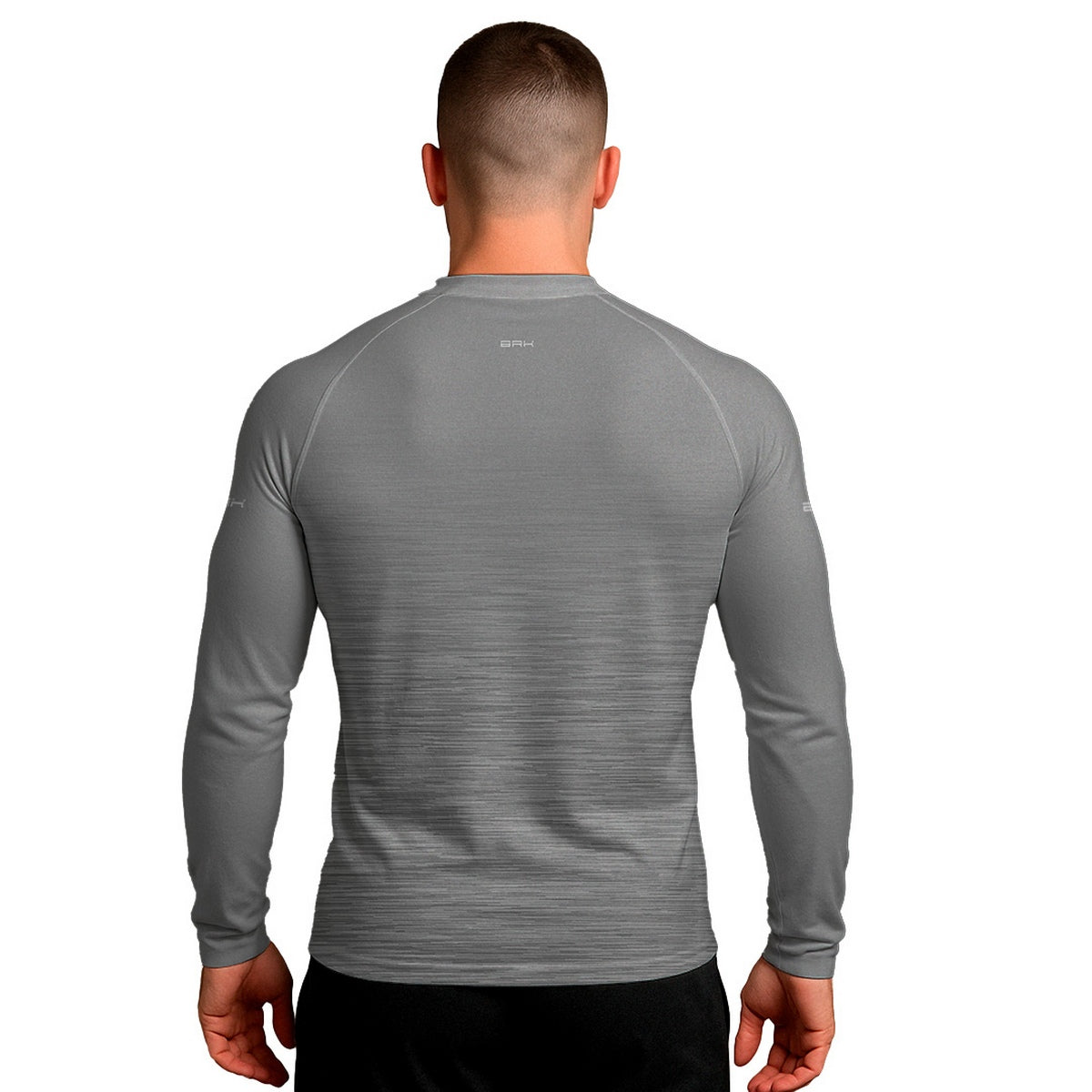 Camisa Segunda Pele Brk Clean Mescla Cinza Claro com Proteção UV50 - Brk Agro