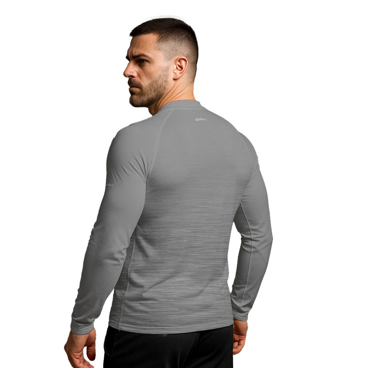 Camisa Segunda Pele Brk Clean Mescla Cinza Claro com Proteção UV50 - Brk Agro