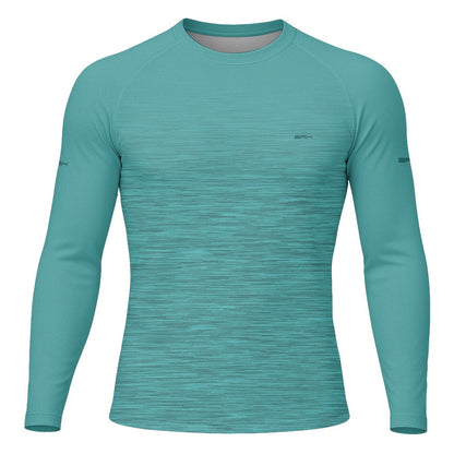 Camisa Segunda Pele Brk Clean Mescla Verde Água com Proteção UV50 - Brk Agro