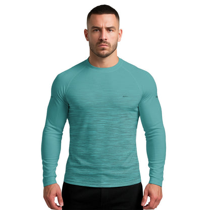 Camisa Segunda Pele Brk Clean Mescla Verde Água com Proteção UV50 - Brk Agro