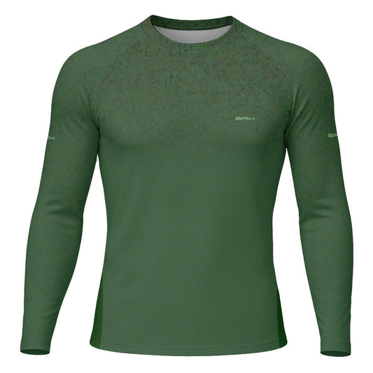 Camisa Segunda Pele Brk Clean Mescla Verde Militar com Proteção UV50