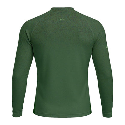 Camisa Segunda Pele Brk Clean Mescla Verde Militar com Proteção UV50 - Brk Agro