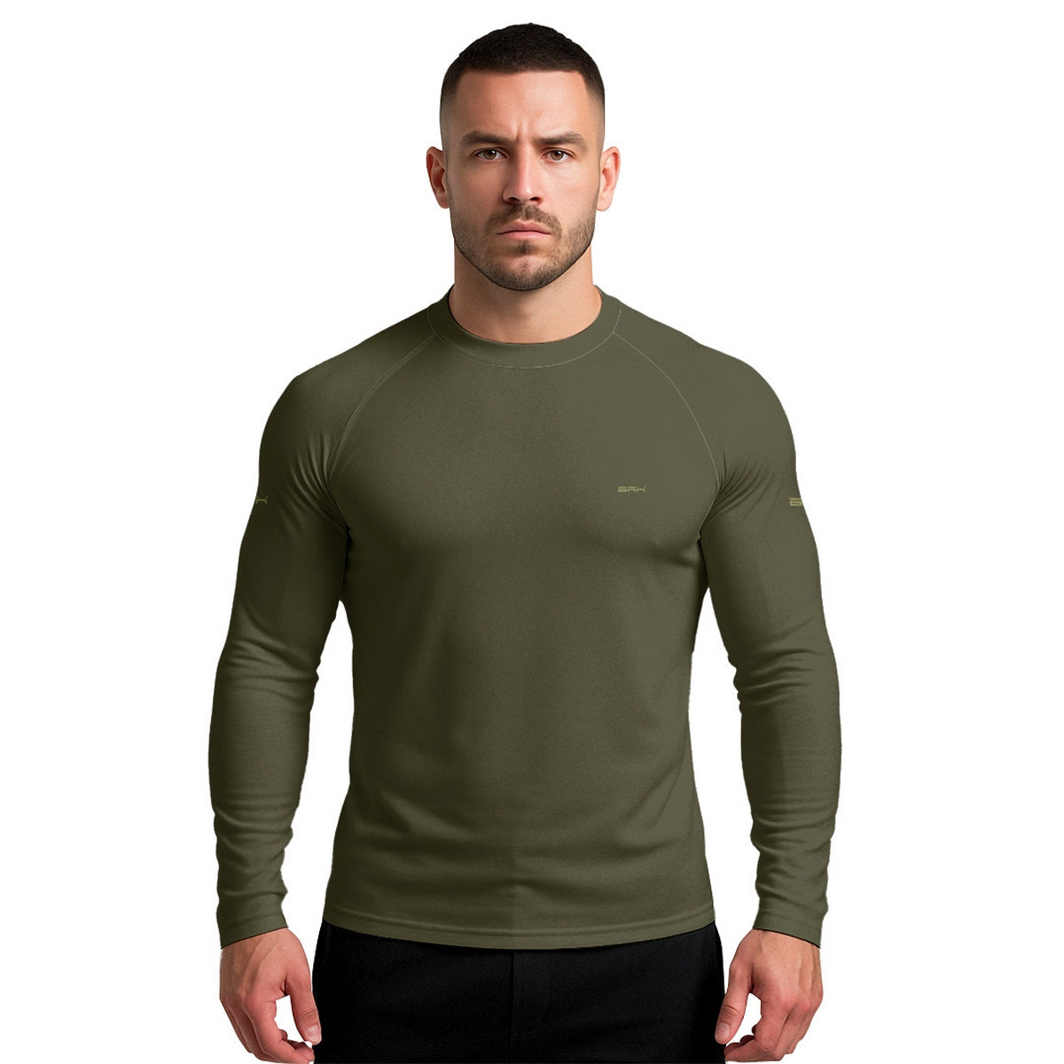 Camisa Segunda Pele Brk Clean Verde Militar Escuro com Proteção UV50 - Brk Agro