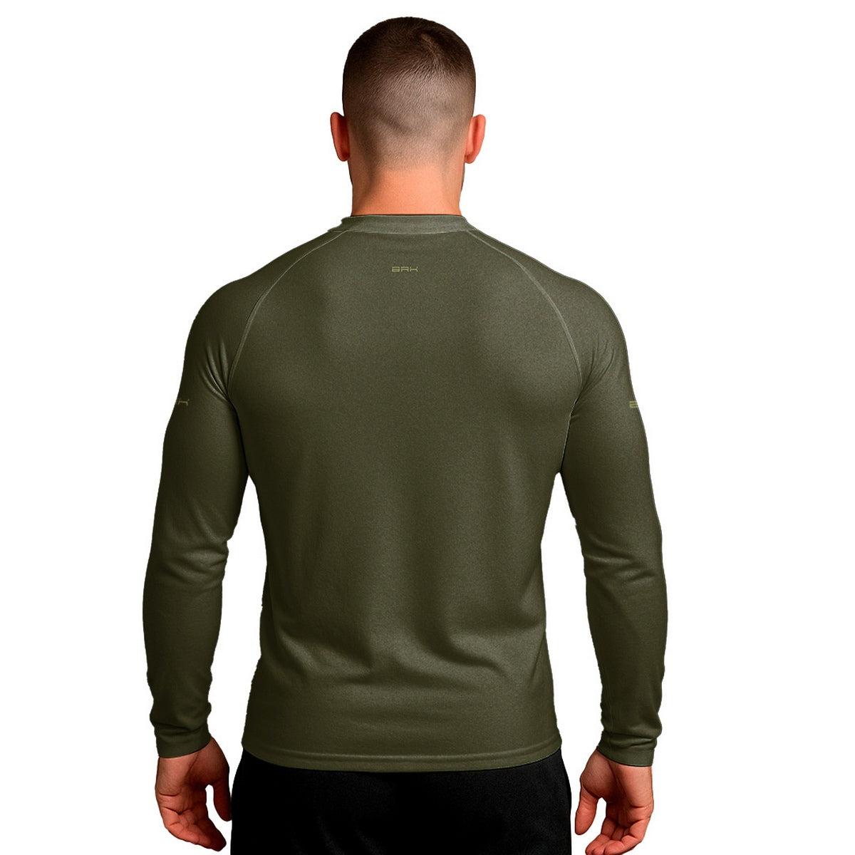 Camisa Segunda Pele Brk Clean Verde Militar Escuro com Proteção UV50 - Brk Agro