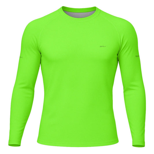 Camisa Segunda Pele Brk Clean Verde Neon com Proteção UV50