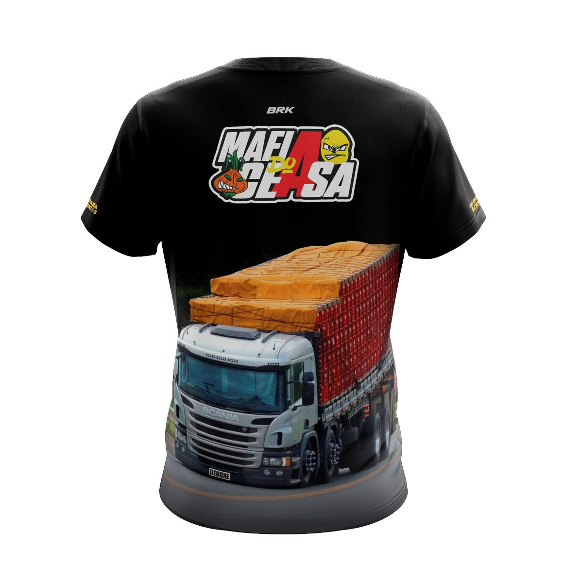 Camiseta de Caminhão Brk Máfia do Ceasa Só Para Loucos com UV50+ - Brk Agro