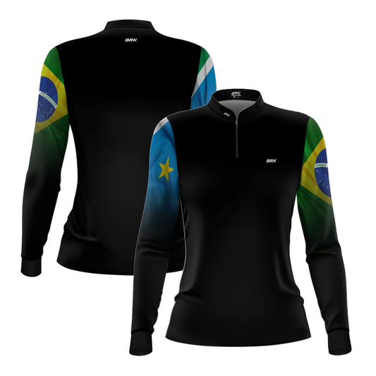 Camisa Feminina Brk Mato Grosso Do Sul com Proteção Solar UV50+ - Brk Agro