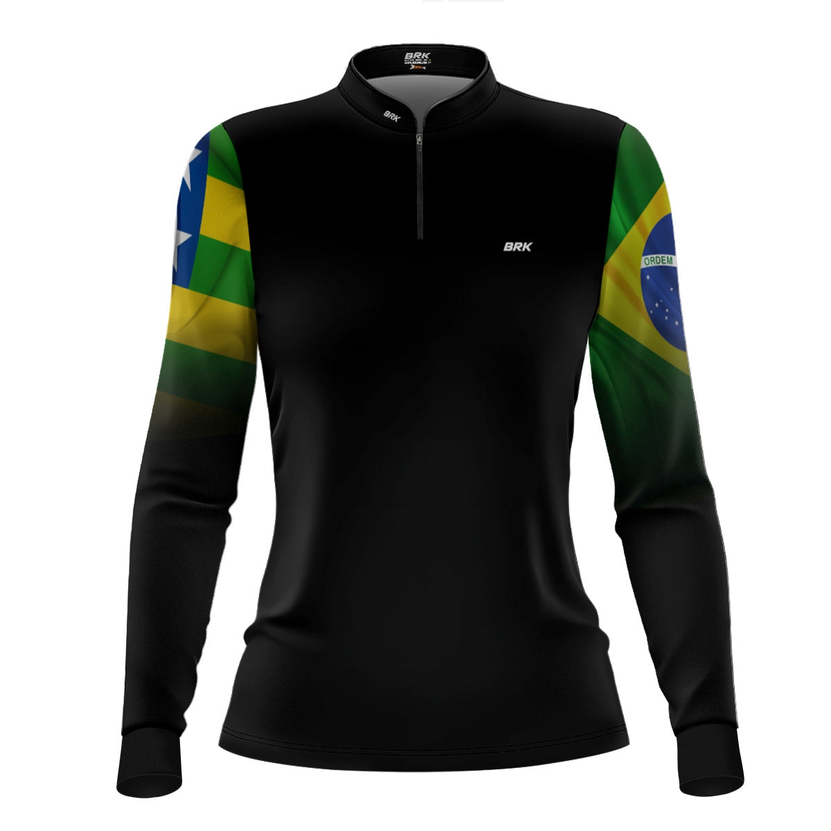 Camisa Feminina Brk Goiás Brasil com Proteção Solar UV50+ - Brk Agro