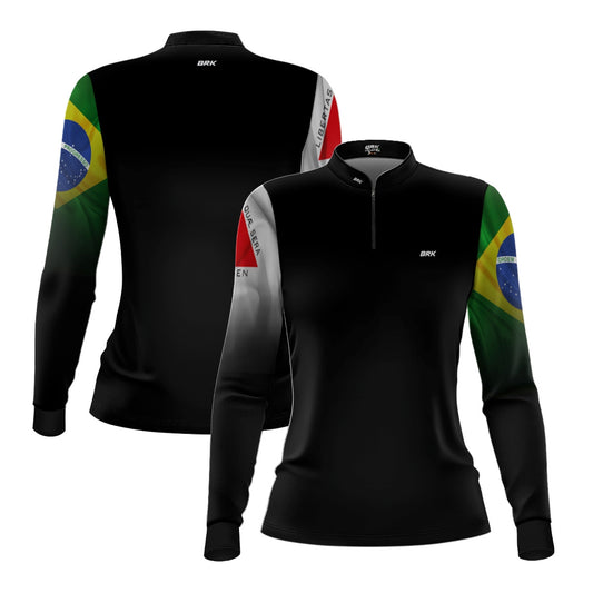 Camisa Feminina Brk Minas Gerais Brasil com Proteção Solar UV50+