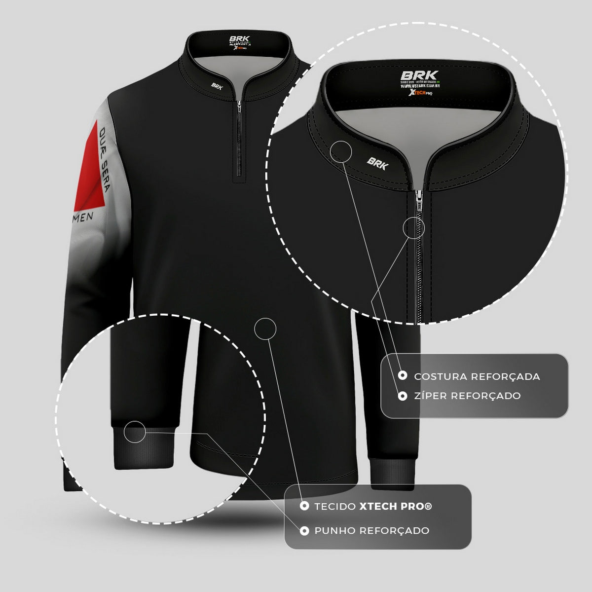 Camisa Infantil Brk Minas Gerais Brasil com Proteção Solar UV50+ - Brk Agro