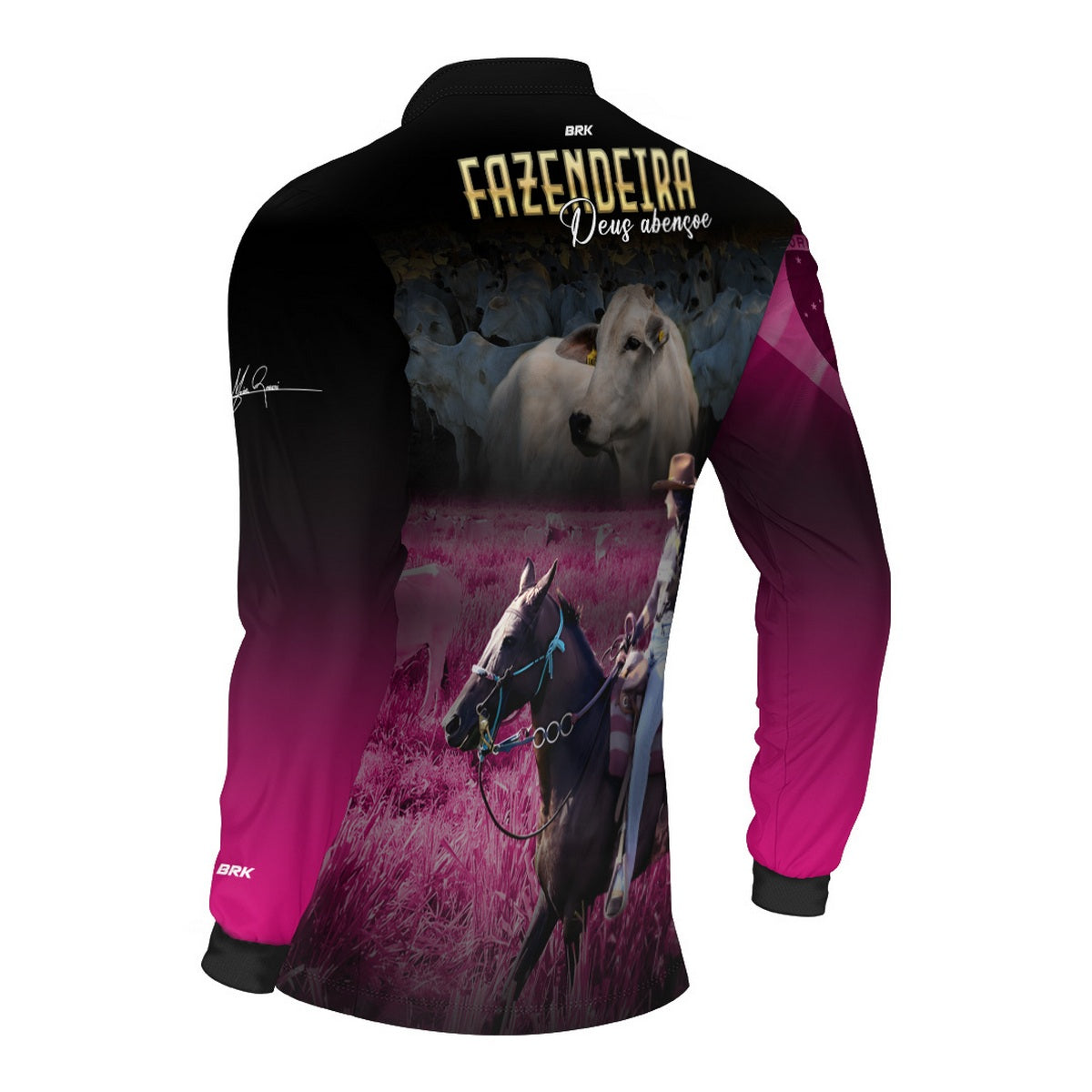 Camisa Agro Brk Maisa Fazendeira  com Proteção Solar UV50+ - Brk Agro