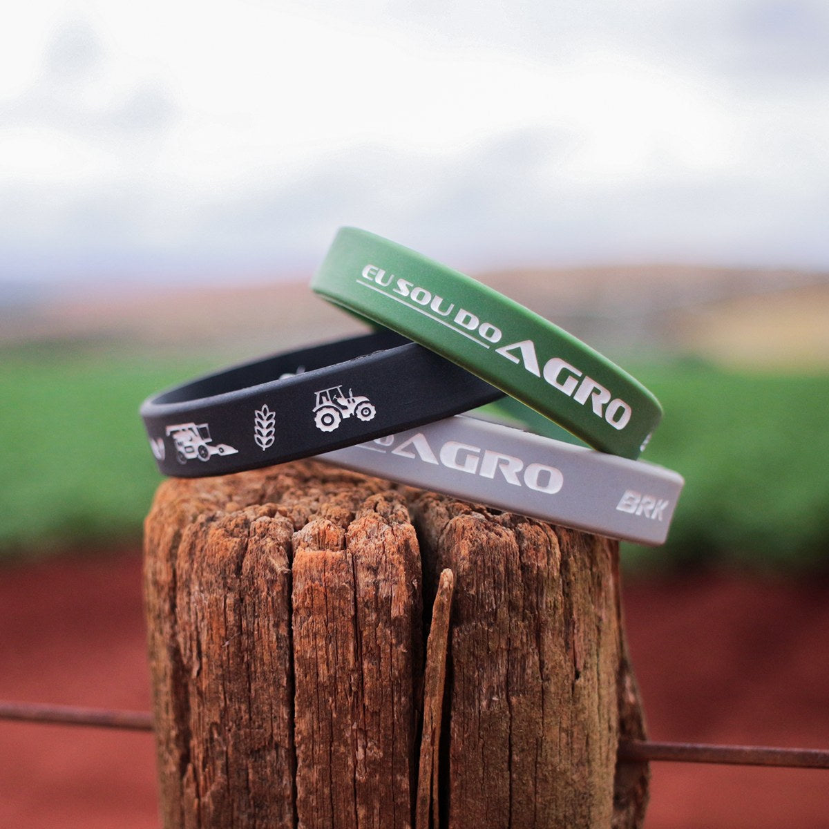 Pulseira de Silicone BRK Eu Sou Do Agro - Brk Agro