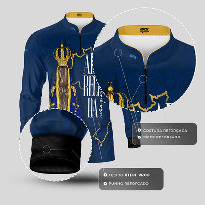 Camisa Agro Brk Nossa Senhora Aparecida com Proteção UV50