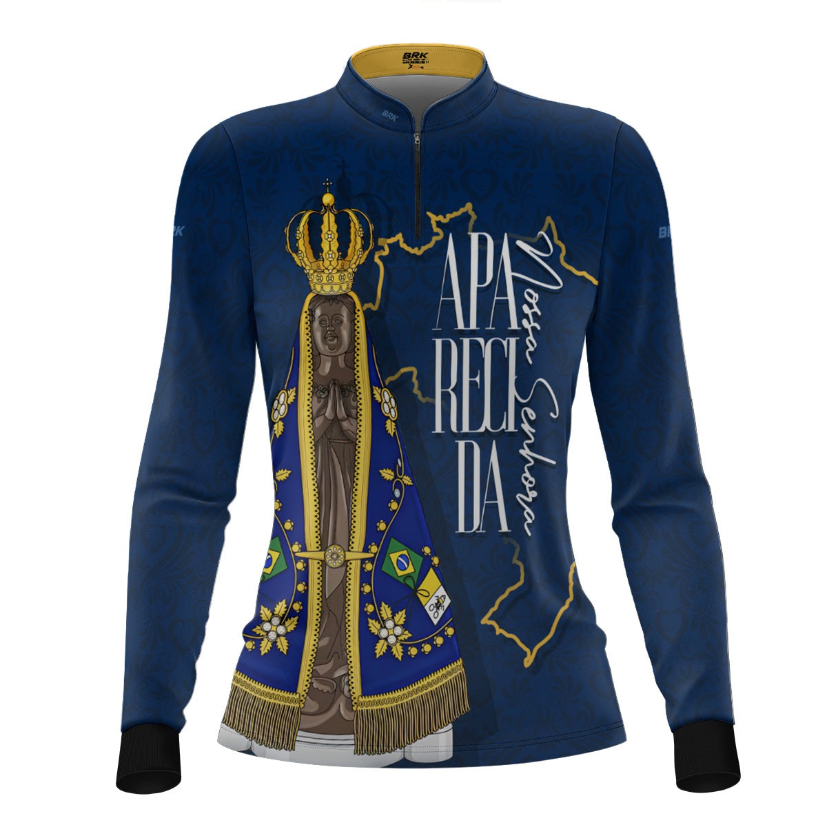 Camisa Agro Feminina Brk Nossa Senhora Aparecida com Proteção UV50 - Brk Agro