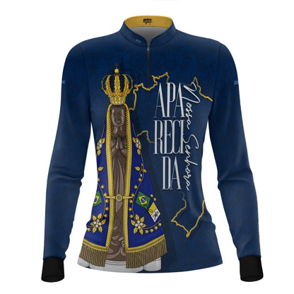 Camisa Agro Feminina Brk Nossa Senhora Aparecida com Proteção UV50 - Brk Agro