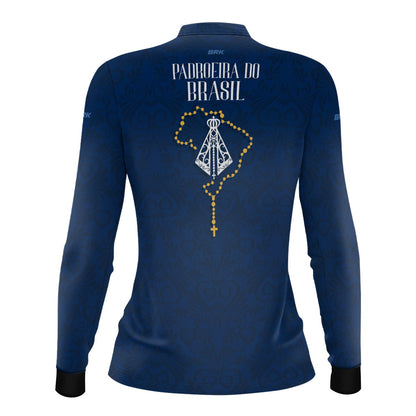 Camisa Feminina Agro Brk Nossa Senhora Aparecida com Proteção UV50