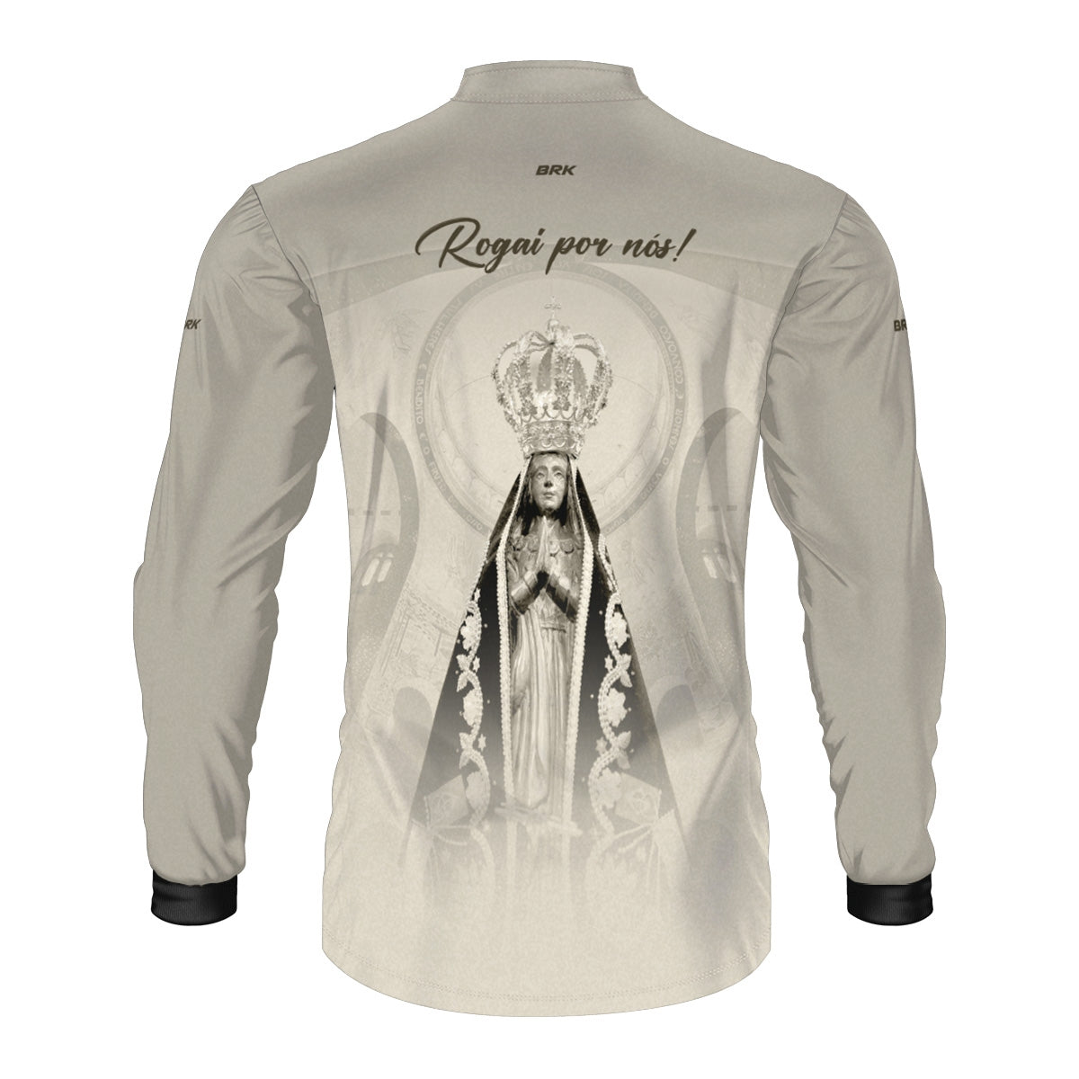 Camisa Agro Brk Bege Nossa Senhora Aparecida com Proteção UV50 - Brk Agro