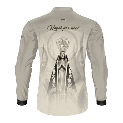 Camisa Agro Brk Bege Nossa Senhora Aparecida com Proteção UV50