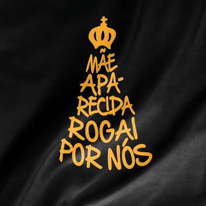 Camiseta Agro Brk Mãe Aparecida Rogai por Nós com Algodão Premium
