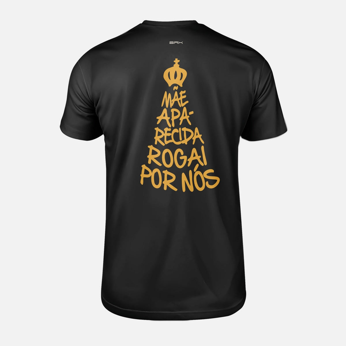 Camiseta Agro Brk Mãe Aparecida Rogai por Nós com Algodão Premium