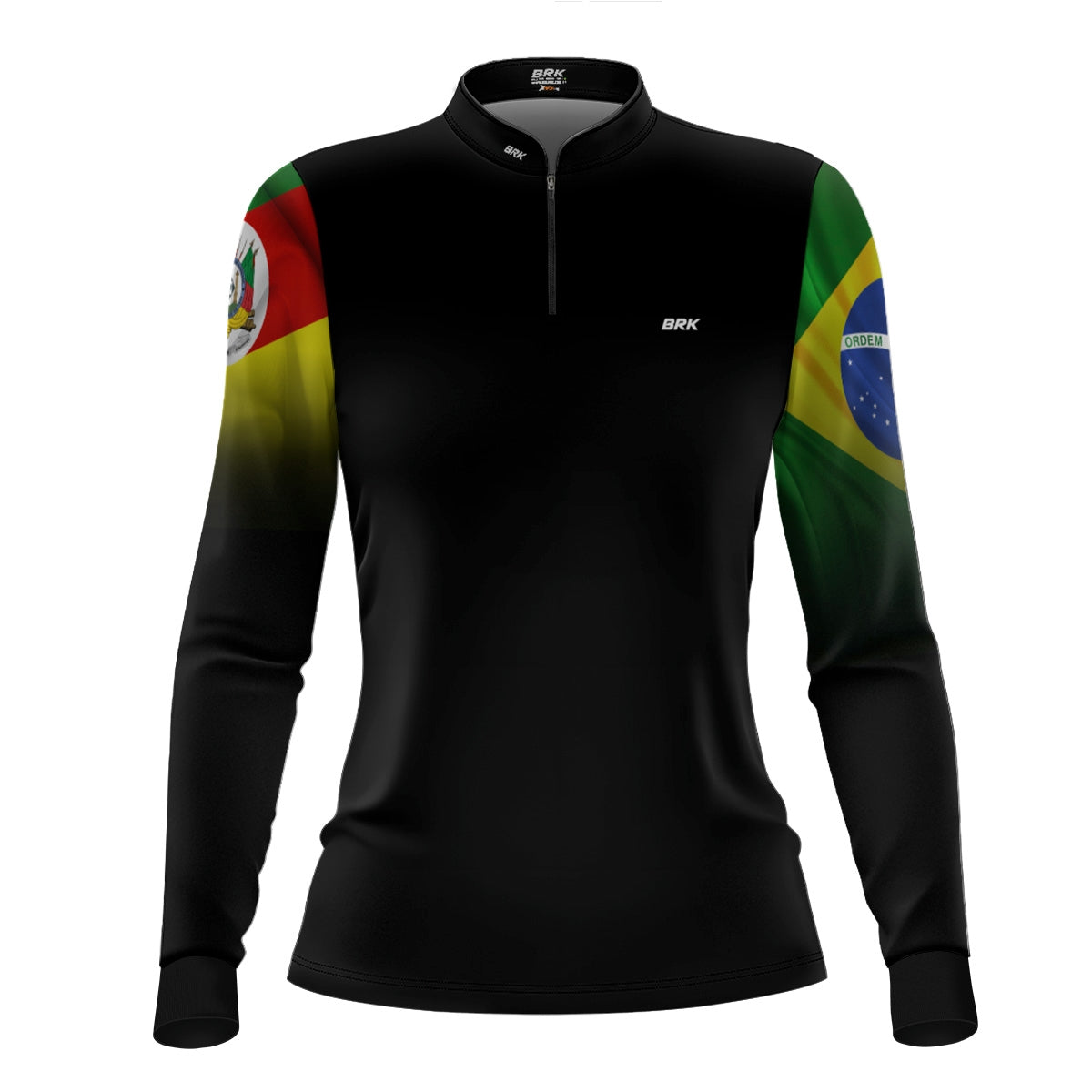 Camisa Feminina Brk Brasil Rio Grande Do Sul com Proteção Solar UV50+ - Brk Agro