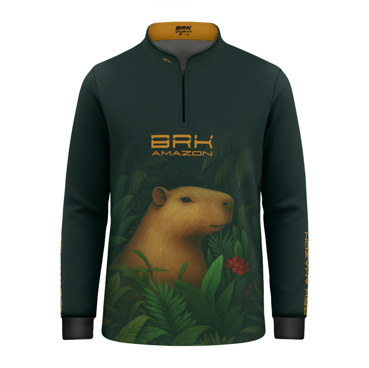 Camisa Agro Infantil Brk Amazon Capivara com Proteção UV50 - Brk Agro