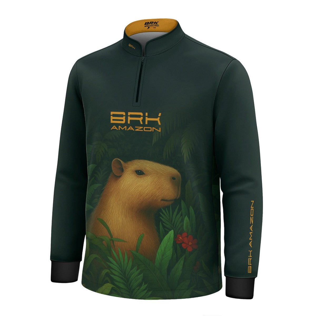 Camisa Agro Infantil Brk Amazon Capivara com Proteção UV50 - Brk Agro