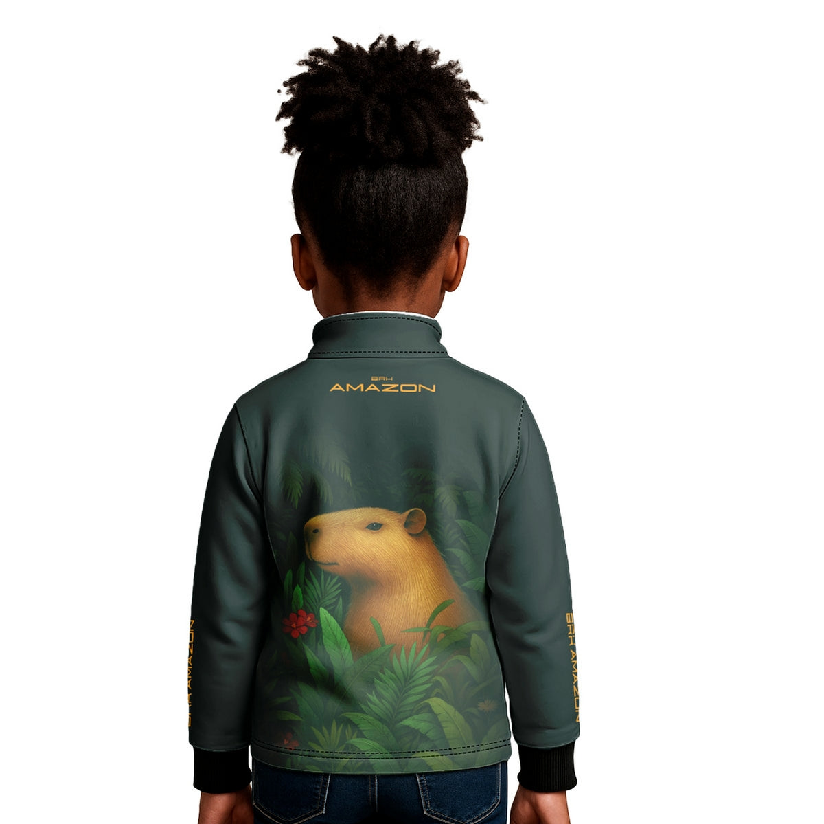 Camisa Agro Infantil Brk Amazon Capivara com Proteção UV50 - Brk Agro